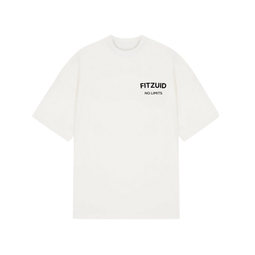 T-SHIRT WIT FITZUID